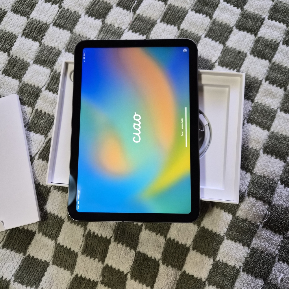 Apple Tablet with Black Frame